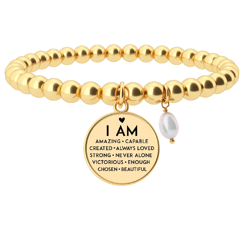 Free Gift - I Am Inspiration - Beaded Bracelet