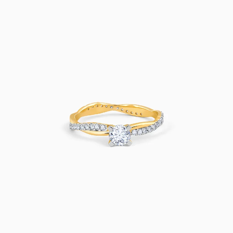 Gold Bold Beauty Diamond Ring