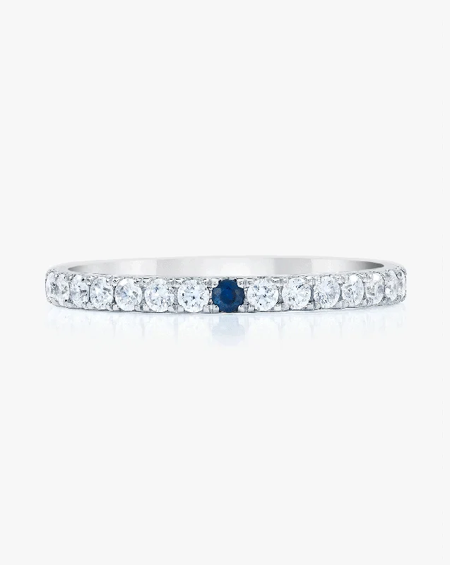 Personalized Perfect Pavé Diamond Ring | Platinum