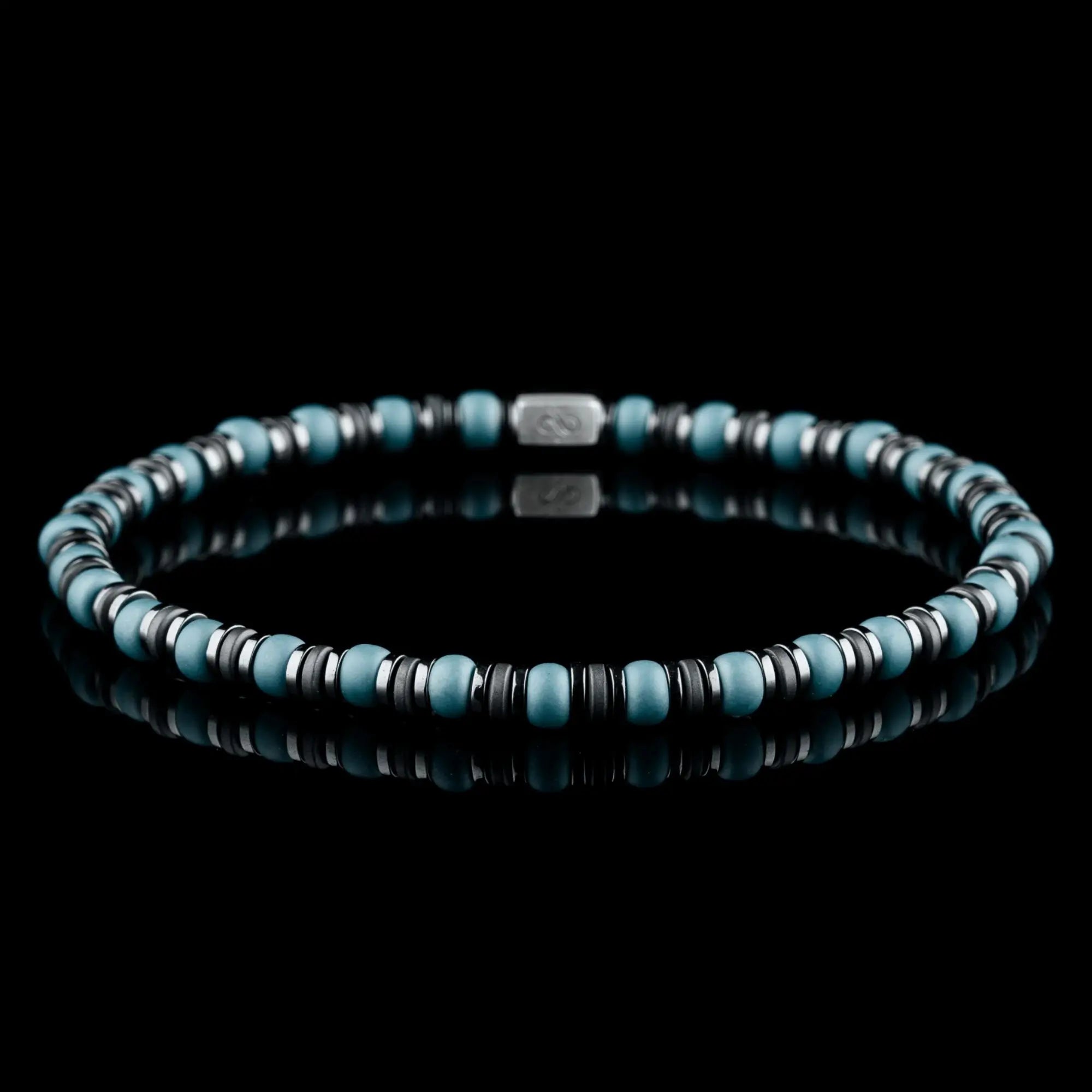 Hematite - Blue Bracelet XVII (4mm)