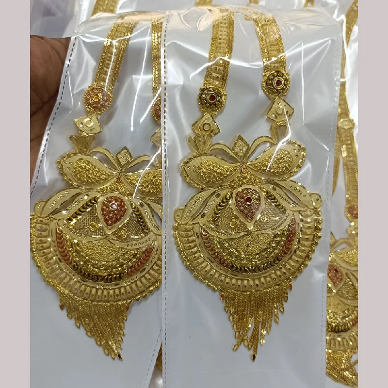 Pari Art Jewellery Forming Long Necklace Set ( 1 Piece Only )