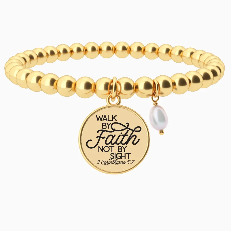 Walk By Faith - Beaded Bracelet