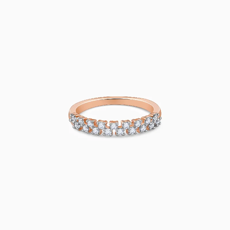 Rose Gold Empress Diamond Ring