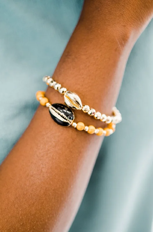 Leilani Shell Bracelet Stack - Final Sale