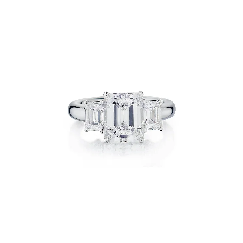 Emerald Cut Diamond Ring