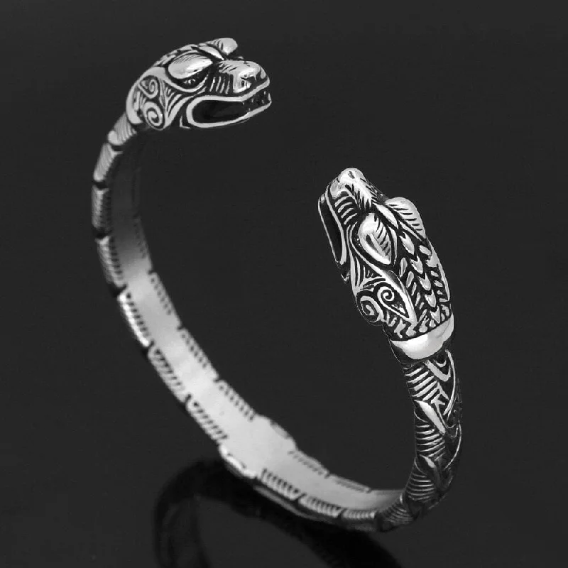 Bracelet de loyauté viking - dragon scandinave